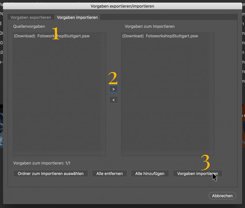 3-import-starten